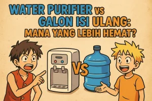 Read more about the article 💧 Water Purifier vs Galon Isi Ulang: Mana yang Lebih Hemat?