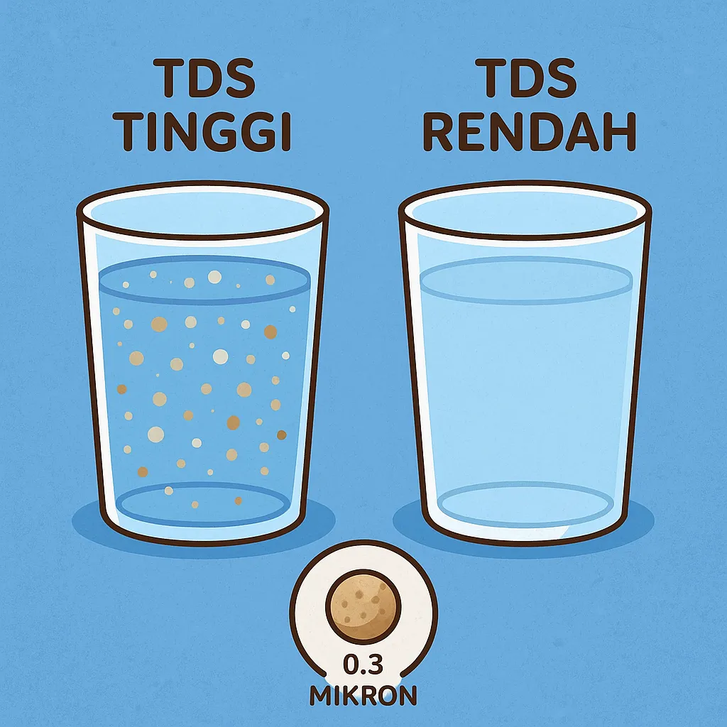 Perbedaan TDS Tinggi dan Rendah pada Air: Dampak dan Pengaruhnya untuk Kesehatan serta Peralatan Rumah