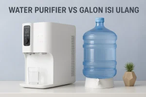 Read more about the article 💧 Water Purifier vs Galon Isi Ulang: Mana yang Lebih Aman?