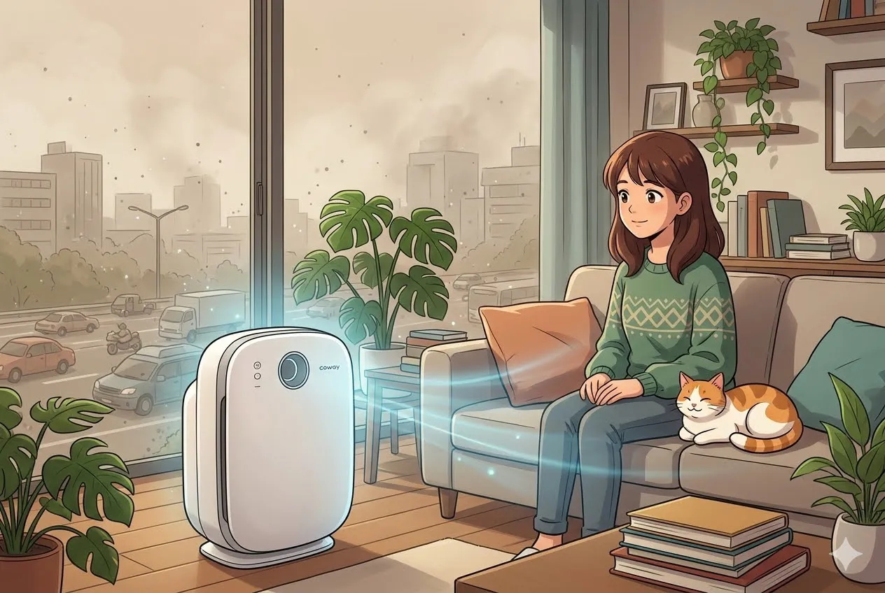 You are currently viewing Debu Jalanan Cengkareng Barat Jakarta Barat Kian Pekat, Efektifkah Air Purifier Coway Cegah Alergi?