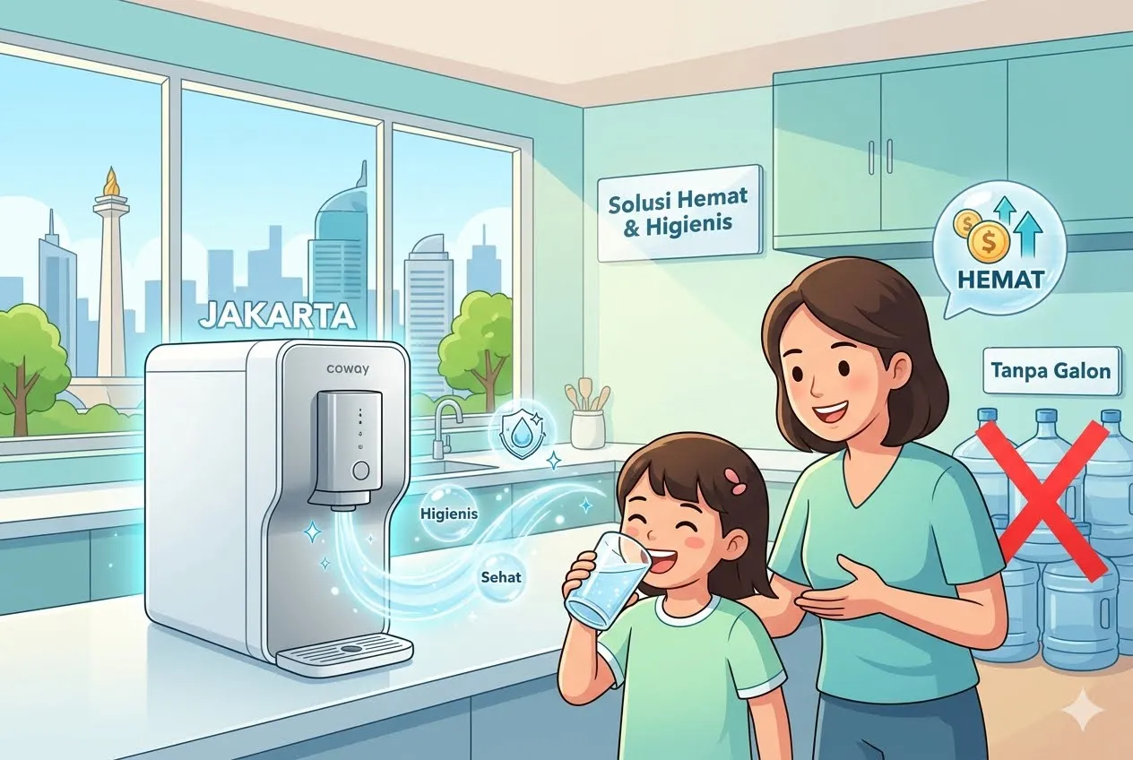 Pasang Water Purifier Coway Jakarta: Solusi Hemat Air Minum Higienis Tanpa Galon