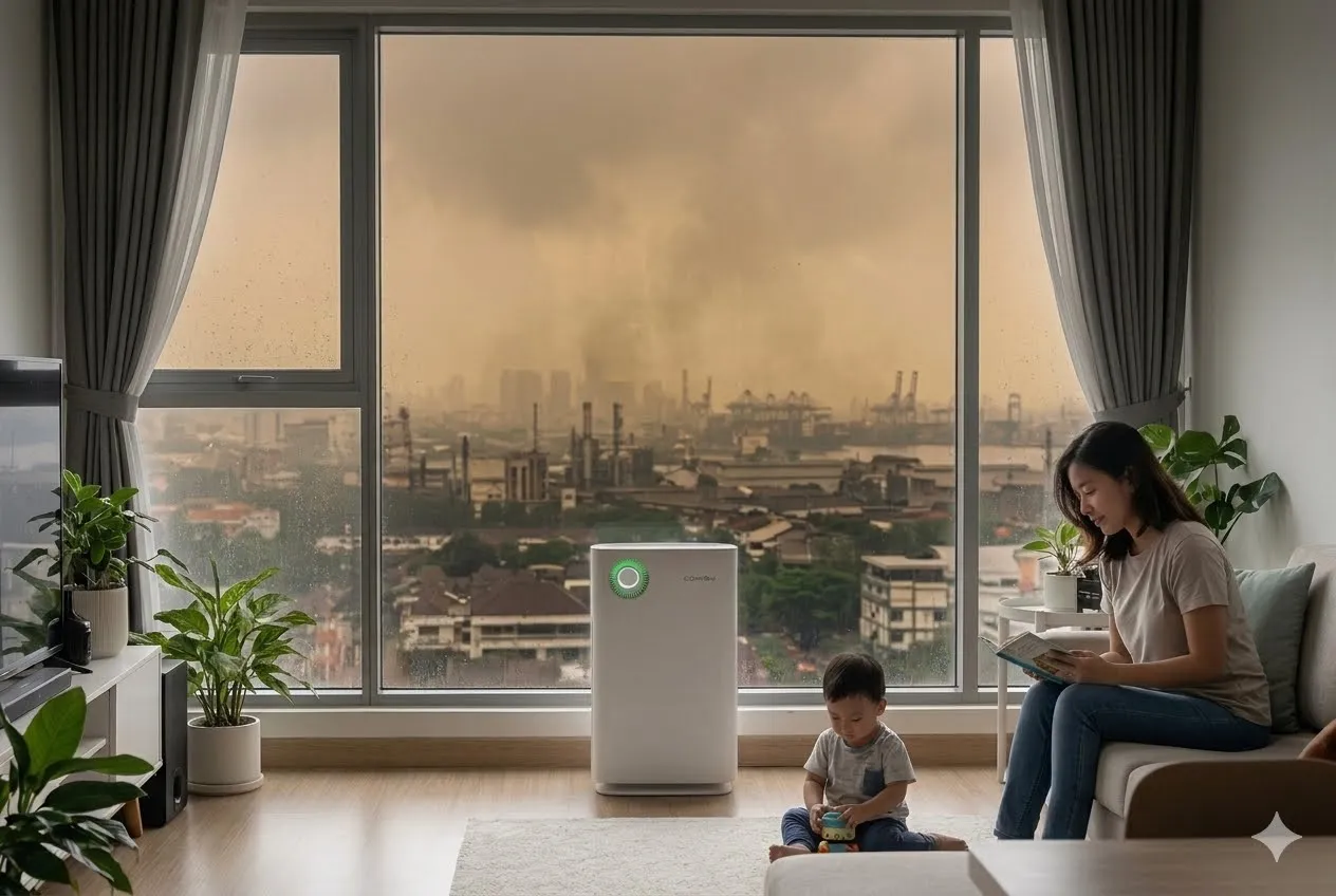 Polusi Jakarta Utara Mengkhawatirkan, Air Purifier Coway Jadi Solusi Udara Bersih di Rumah