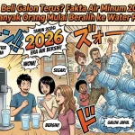 Water purifier modern untuk menghasilkan air minum sehat di rumah