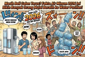 Read more about the article Masih Beli Galon Terus? Fakta Air Minum 2026 Ini Bikin Banyak Orang Mulai Beralih ke Water Purifier!